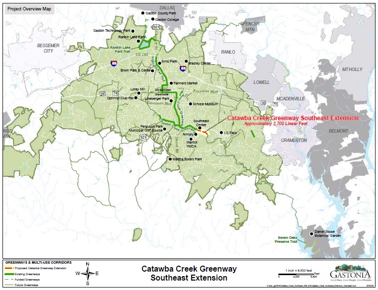 Catawba Creek Southeast Extension Overview